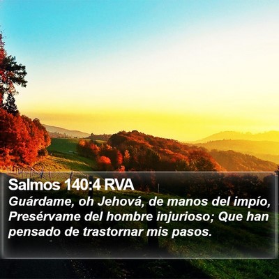 Salmos 140:4 RVA Bible Verse Image
