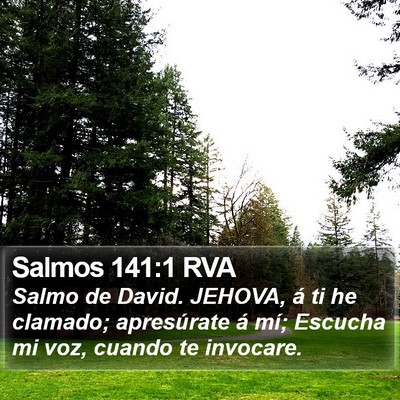 Salmos 141:1 RVA Bible Verse Image