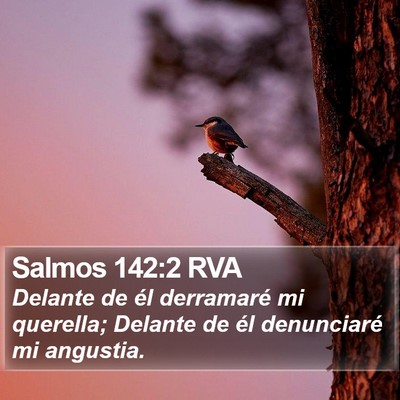 Salmos 142:2 RVA Bible Verse Image