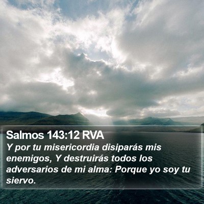 Salmos 143:12 RVA Bible Verse Image
