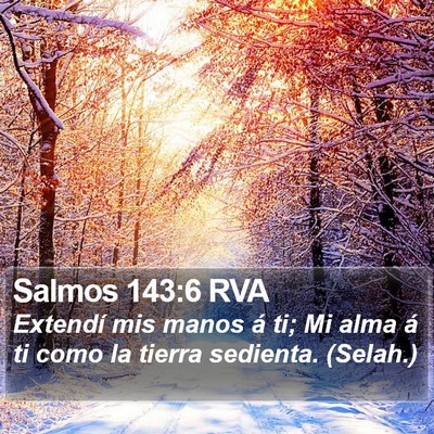 Salmos 143:6 RVA Bible Verse Image
