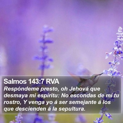 Salmos 143:7 RVA Bible Verse Image