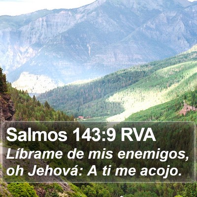 Salmos 143:9 RVA Bible Verse Image