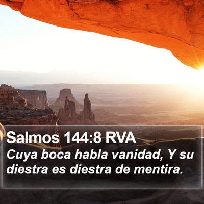 Salmos 144:8 RVA Bible Verse Image