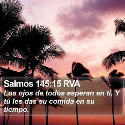 Salmos 145:15 RVA Bible Verse Image