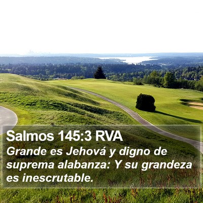 Salmos 145:3 RVA Bible Verse Image