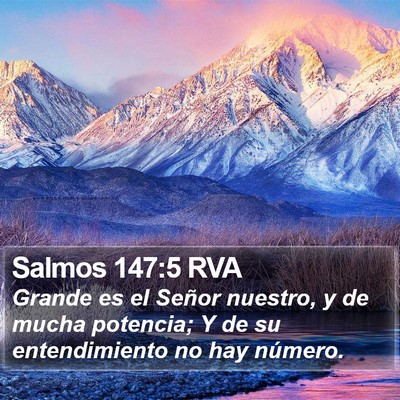 Salmos 147:5 RVA Bible Verse Image