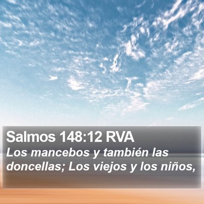 Salmos 148:12 RVA Bible Verse Image