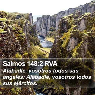 Salmos 148:2 RVA Bible Verse Image