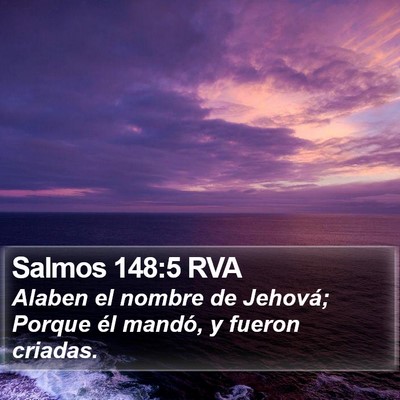 Salmos 148:5 RVA Bible Verse Image