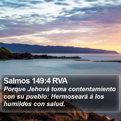 Salmos 149:4 RVA Bible Verse Image