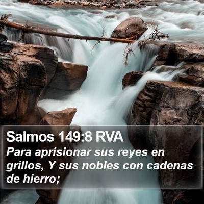 Salmos 149:8 RVA Bible Verse Image