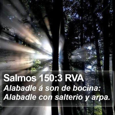 Salmos 150:3 RVA Bible Verse Image