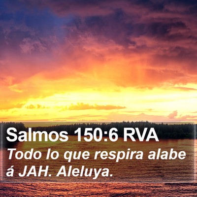 Salmos 150:6 RVA Bible Verse Image