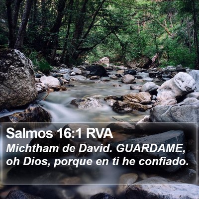 Salmos 16:1 RVA Bible Verse Image