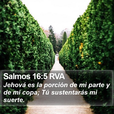 Salmos 16:5 RVA Bible Verse Image