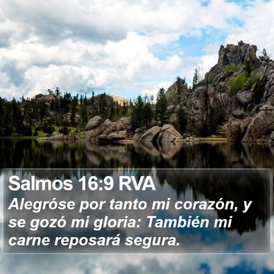 Salmos 16:9 RVA Bible Verse Image
