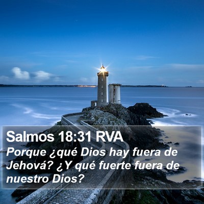 Salmos 18:31 RVA Bible Verse Image