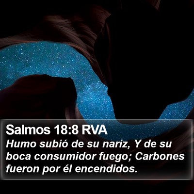 Salmos 18:8 RVA Bible Verse Image