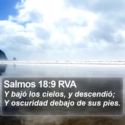 Salmos 18:9 RVA Bible Verse Image