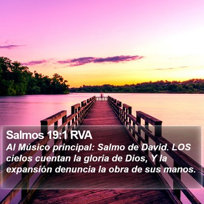 Salmos 19:1 RVA Bible Verse Image