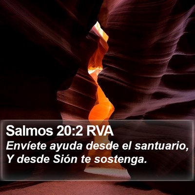 Salmos 20:2 RVA Bible Verse Image