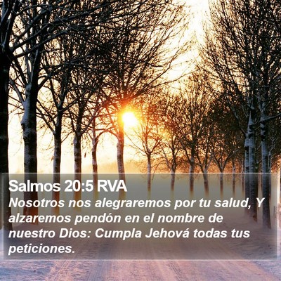 Salmos 20:5 RVA Bible Verse Image