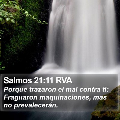 Salmos 21:11 RVA Bible Verse Image