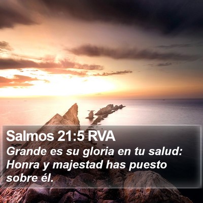 Salmos 21:5 RVA Bible Verse Image