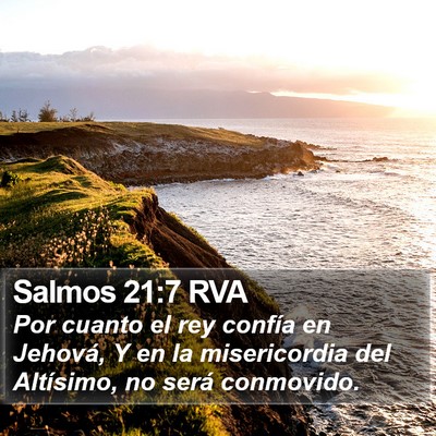 Salmos 21:7 RVA Bible Verse Image