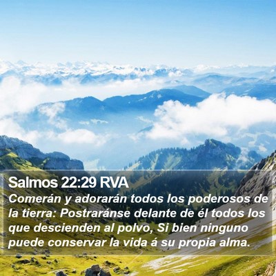 Salmos 22:29 RVA Bible Verse Image