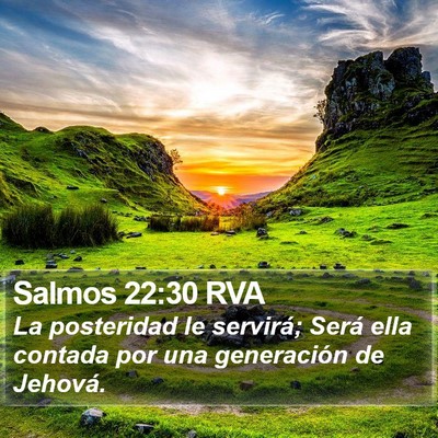 Salmos 22:30 RVA Bible Verse Image