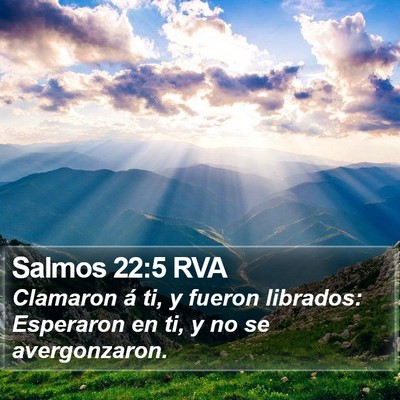 Salmos 22:5 RVA Bible Verse Image