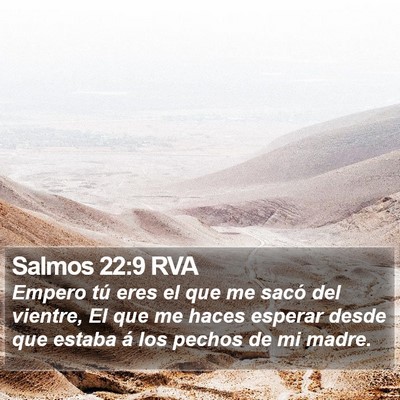 Salmos 22:9 RVA Bible Verse Image