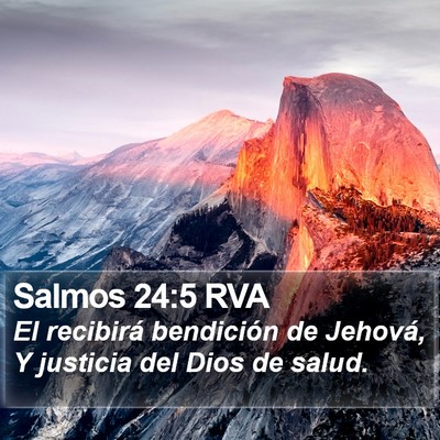 Salmos 24:5 RVA Bible Verse Image