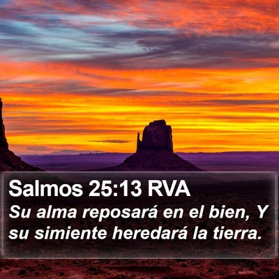Salmos 25:13 RVA Bible Verse Image