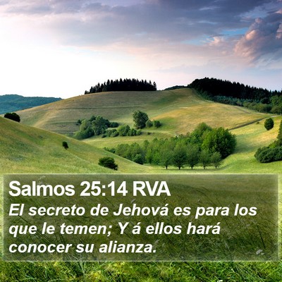 Salmos 25:14 RVA Bible Verse Image