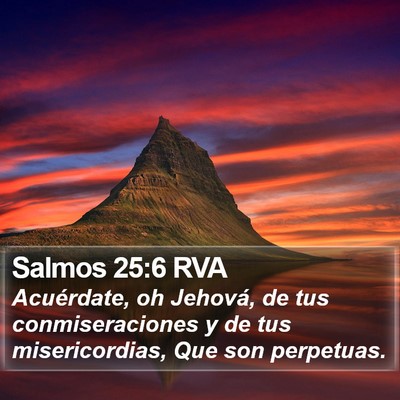 Salmos 25:6 RVA Bible Verse Image