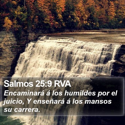 Salmos 25:9 RVA Bible Verse Image