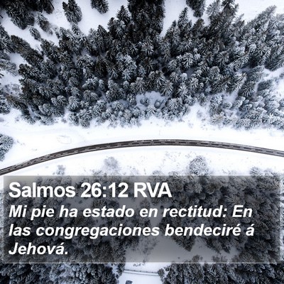 Salmos 26:12 RVA Bible Verse Image