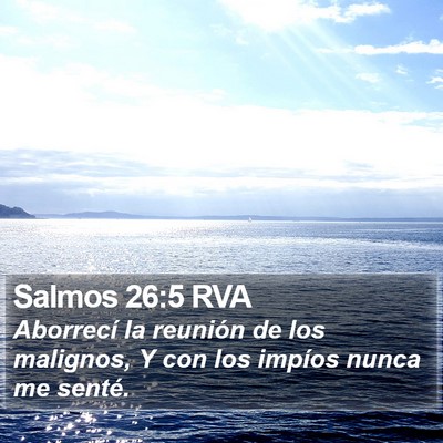 Salmos 26:5 RVA Bible Verse Image
