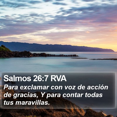 Salmos 26:7 RVA Bible Verse Image