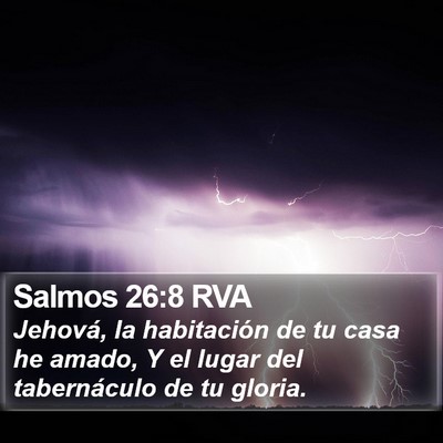 Salmos 26:8 RVA Bible Verse Image