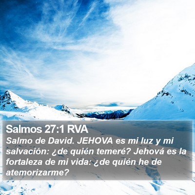Salmos 27:1 RVA Bible Verse Image