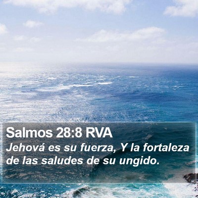 Salmos 28:8 RVA Bible Verse Image