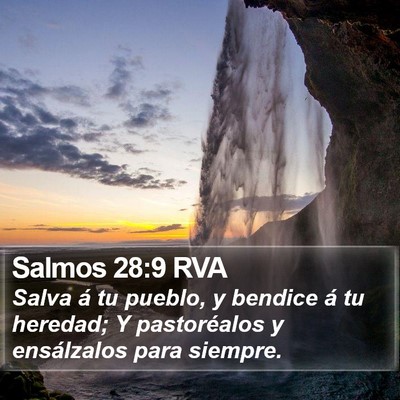 Salmos 28:9 RVA Bible Verse Image
