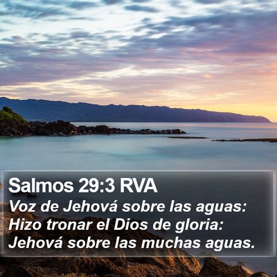 Salmos 29:3 RVA Bible Verse Image