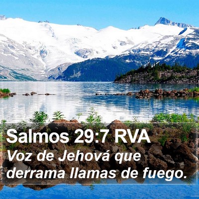 Salmos 29:7 RVA Bible Verse Image