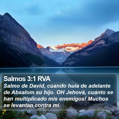 Salmos 3:1 RVA Bible Verse Image