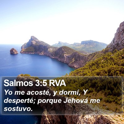 Salmos 3:5 RVA Bible Verse Image